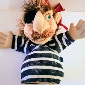 Retired Folkmanis Blimey the Pirate hand puppet